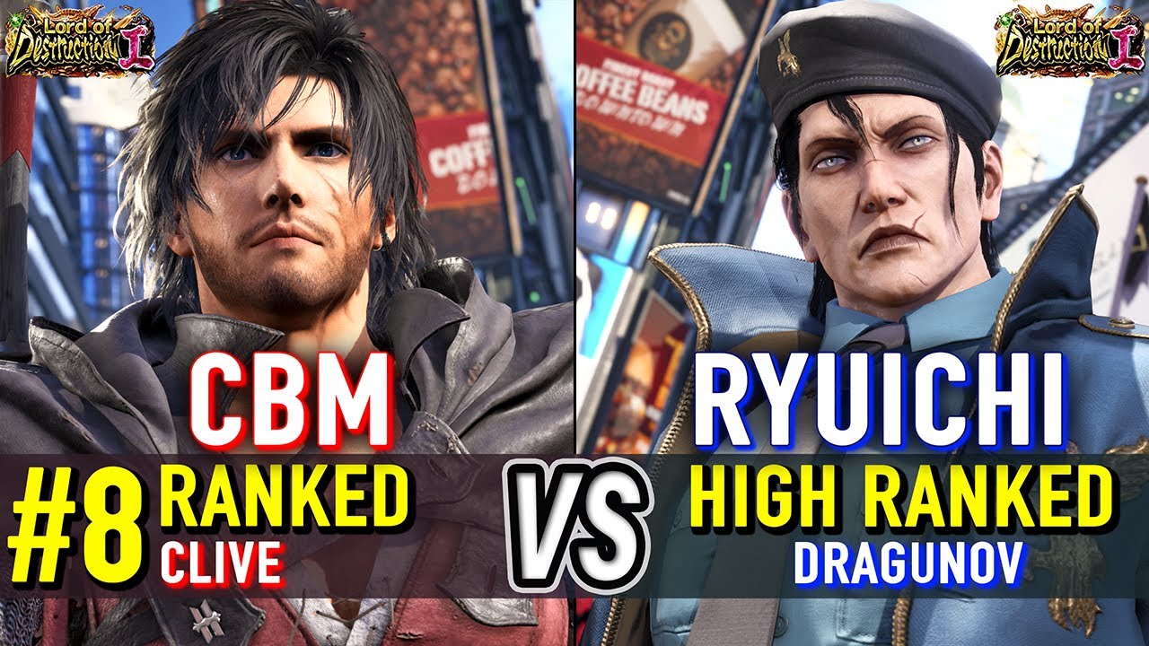 T8 🔥 CBM (#8 Ranked Clive) vs RYUICHI (Dragunov) 🔥 Tekken 8 High Level Gameplay