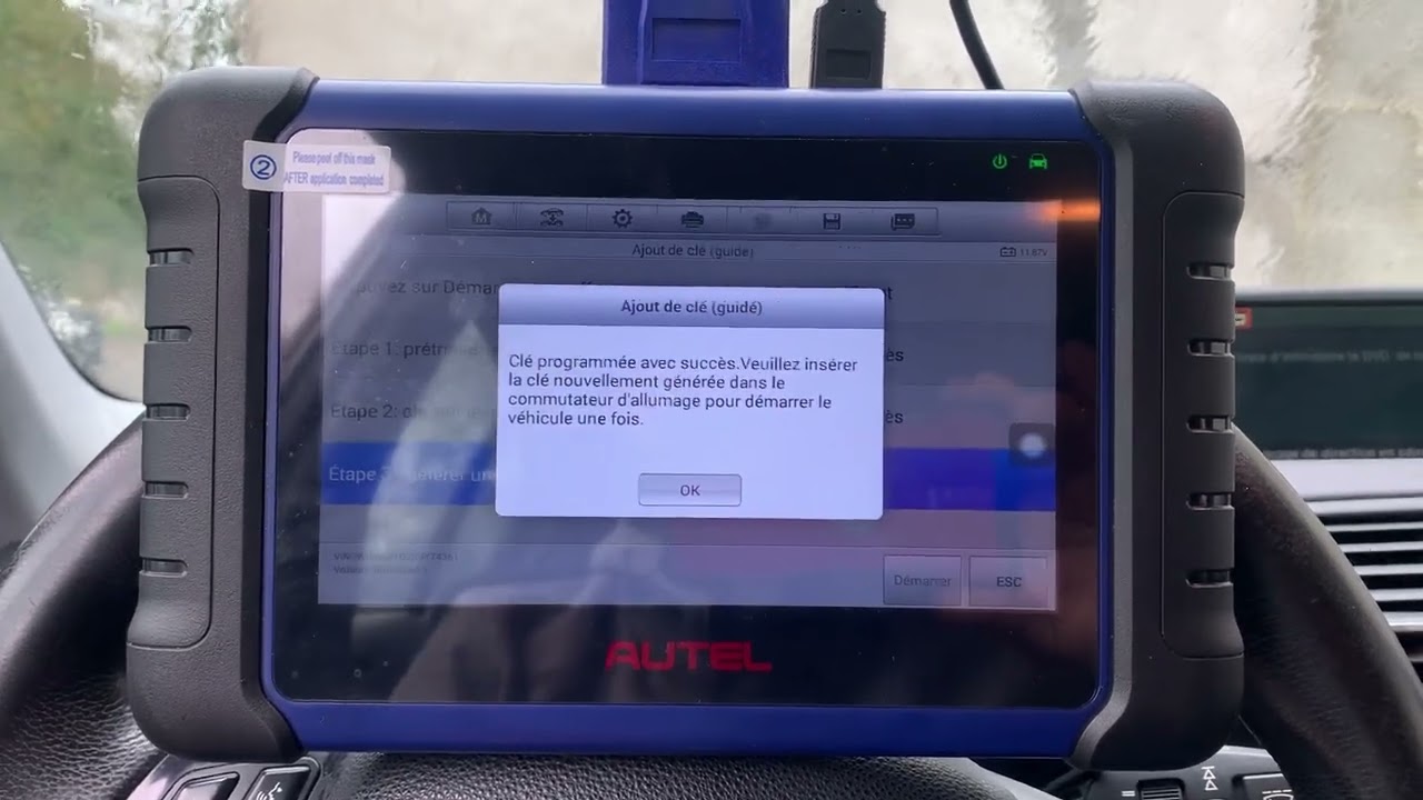 Ajout clé BMW série 1 avec Autel im 508