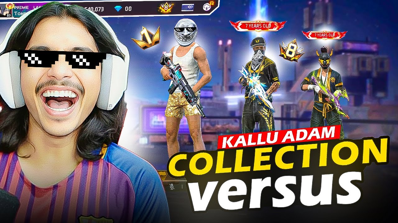 Free Fire Collection Versus 😱 कलुआ Adam vs Worldchat से आ गया Hip Hop 😈 Phir देखो Kya हुआ ⚡