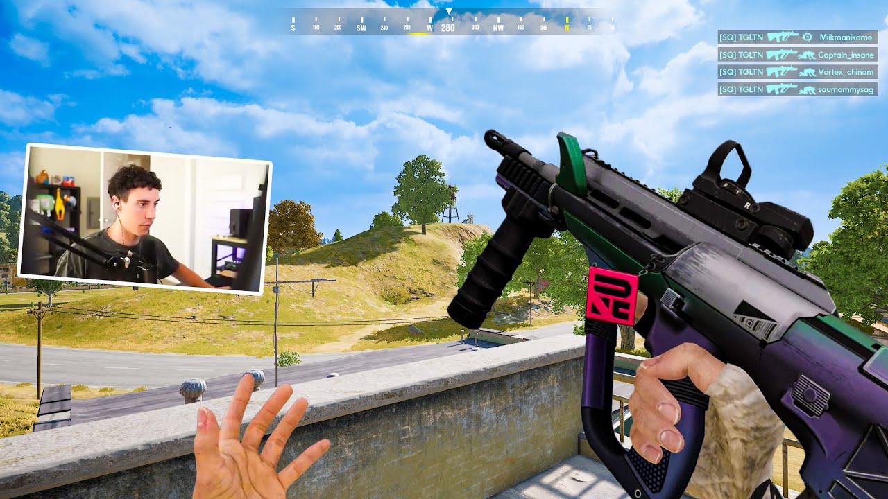 TGLTN Demonstrates the MOST Unreal Aug sprays in PUBG