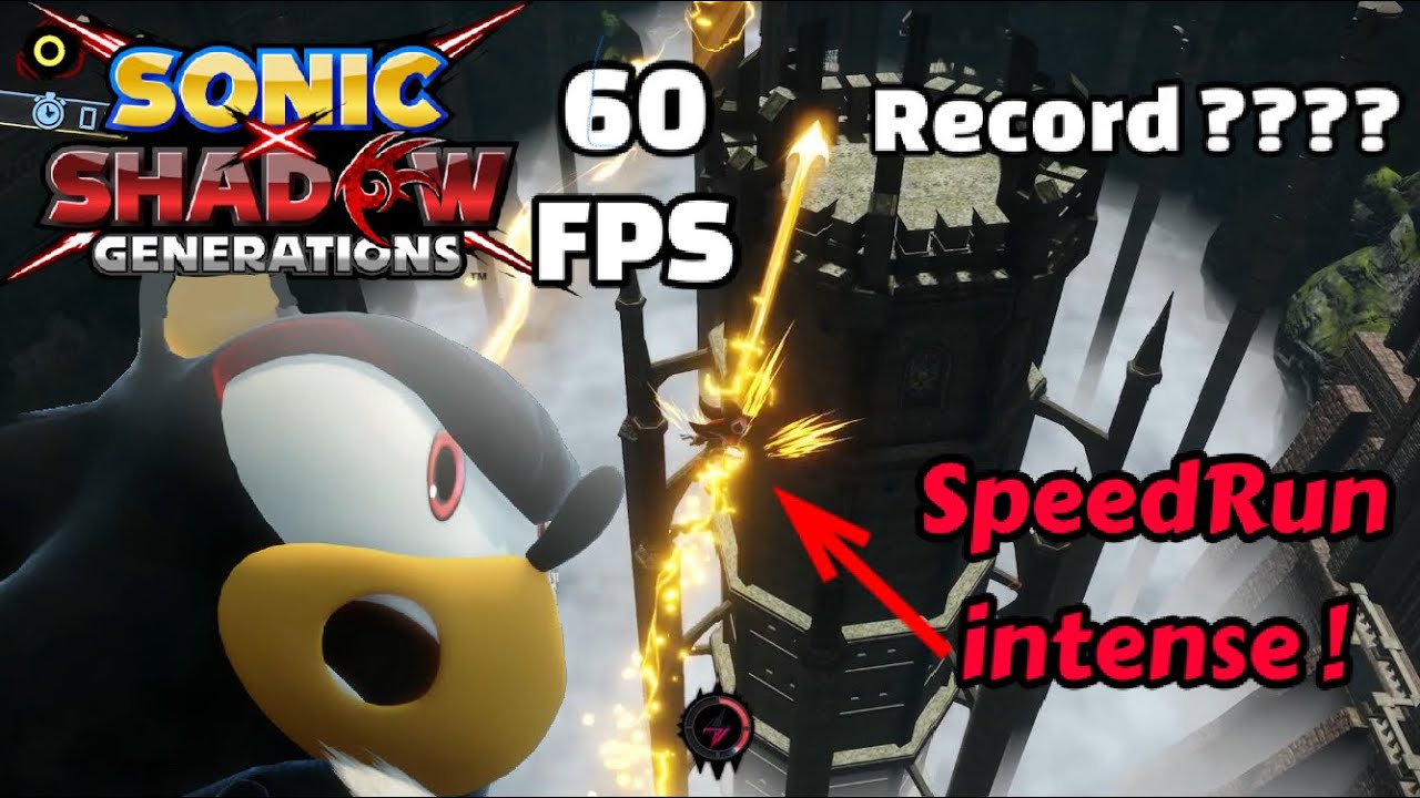 C’est le speedrun le plus intense que j’ai fait !! Sur Sonic X Shadow Generations !