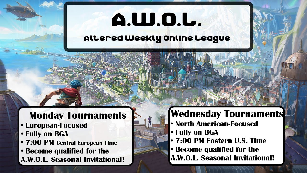 Altered Weekly Online League • AWOL Season 2 Monday Weekly 3