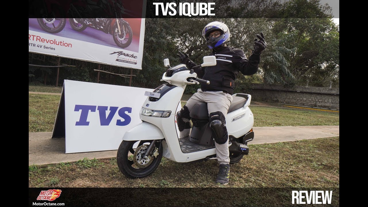 TVS iQube Electric Scooter Review -  Range kitna hai?  | Hindi | MotorOctane