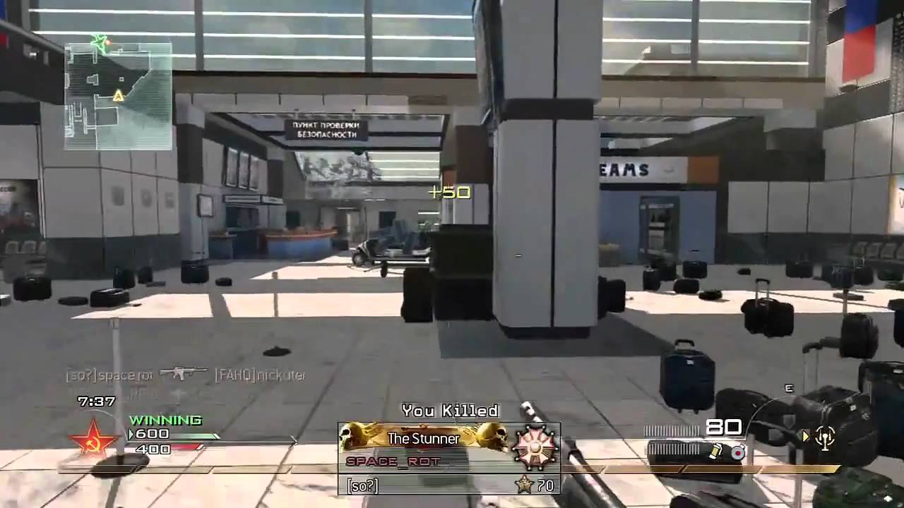 Mêlée générale 30-0 commenté sur Mw2 au Sniper et LMG [HD]