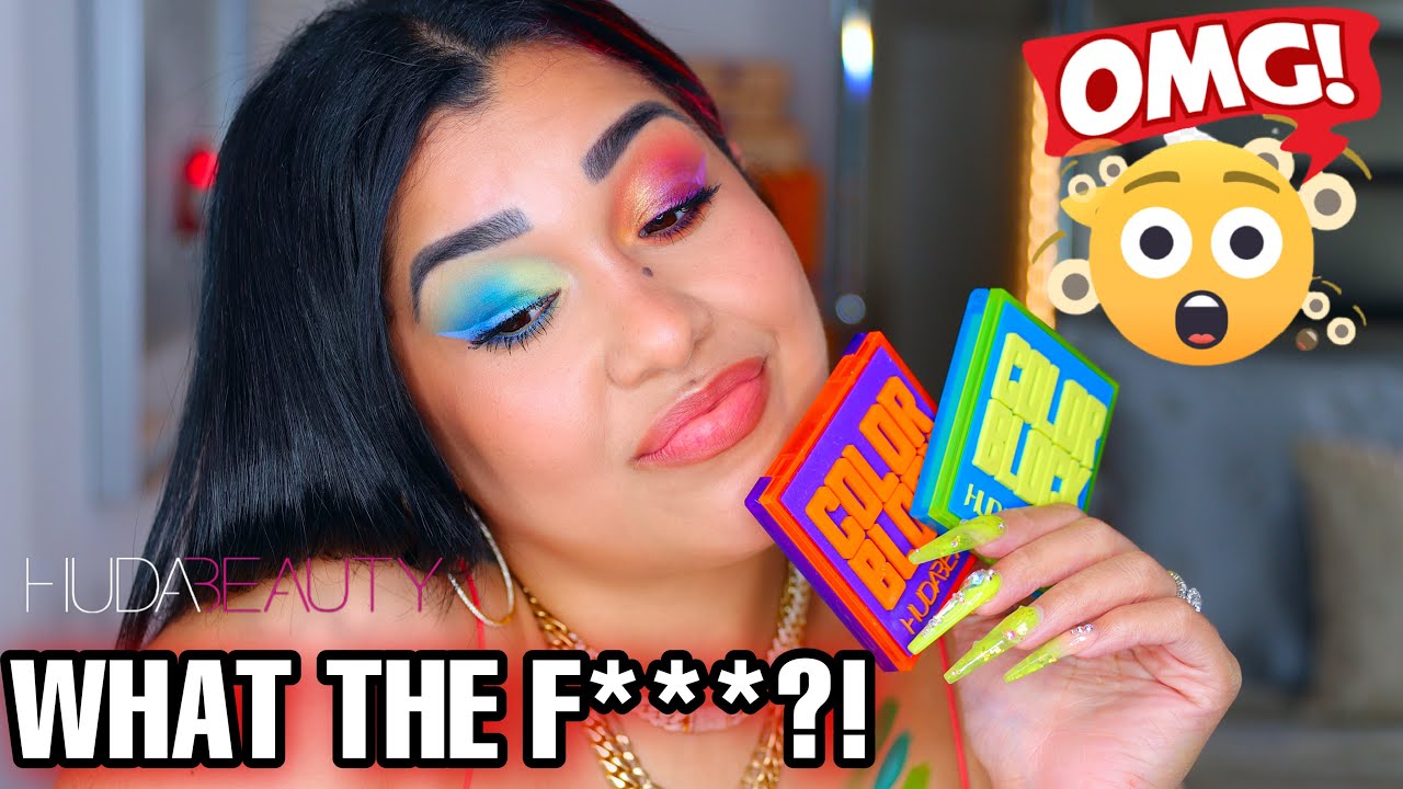 HUDA BEAUTY COLOR BLOCK OBSESSIONS EYESHADOW PALETTES  | NO NO NO!