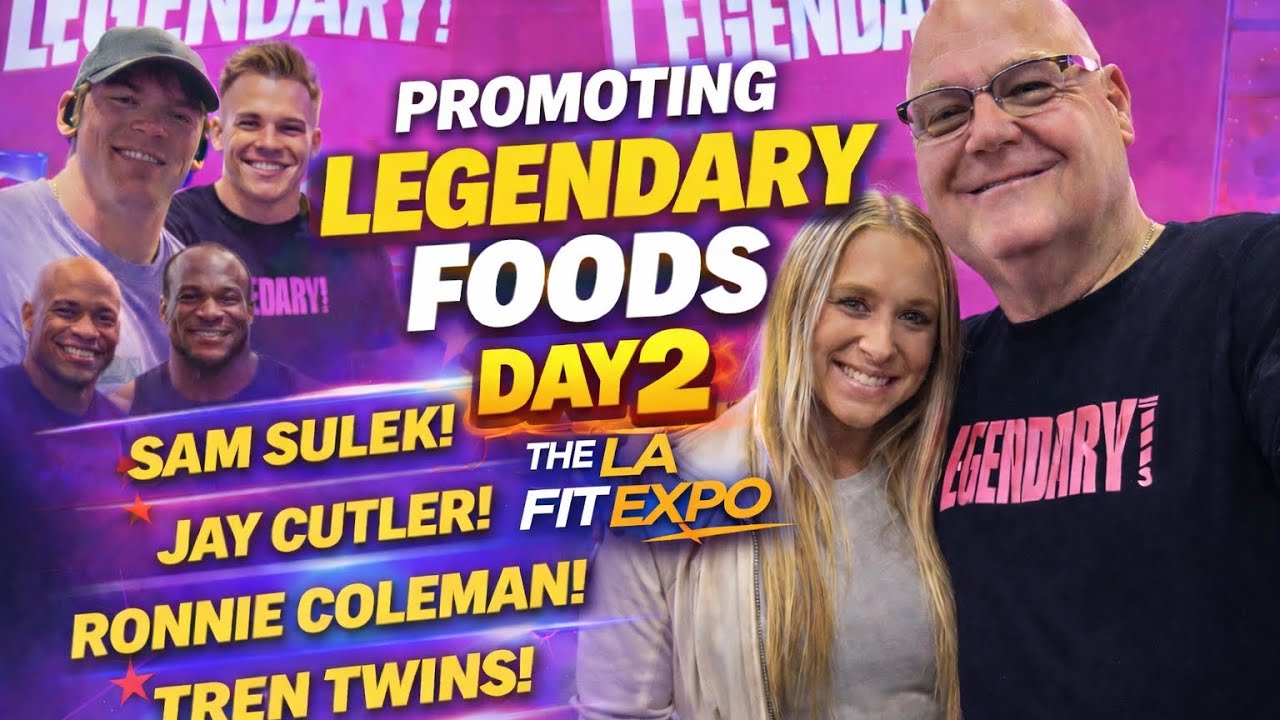 Sam Sulek and Legends Take Over LA Fit Expo plus Legendary Foods!