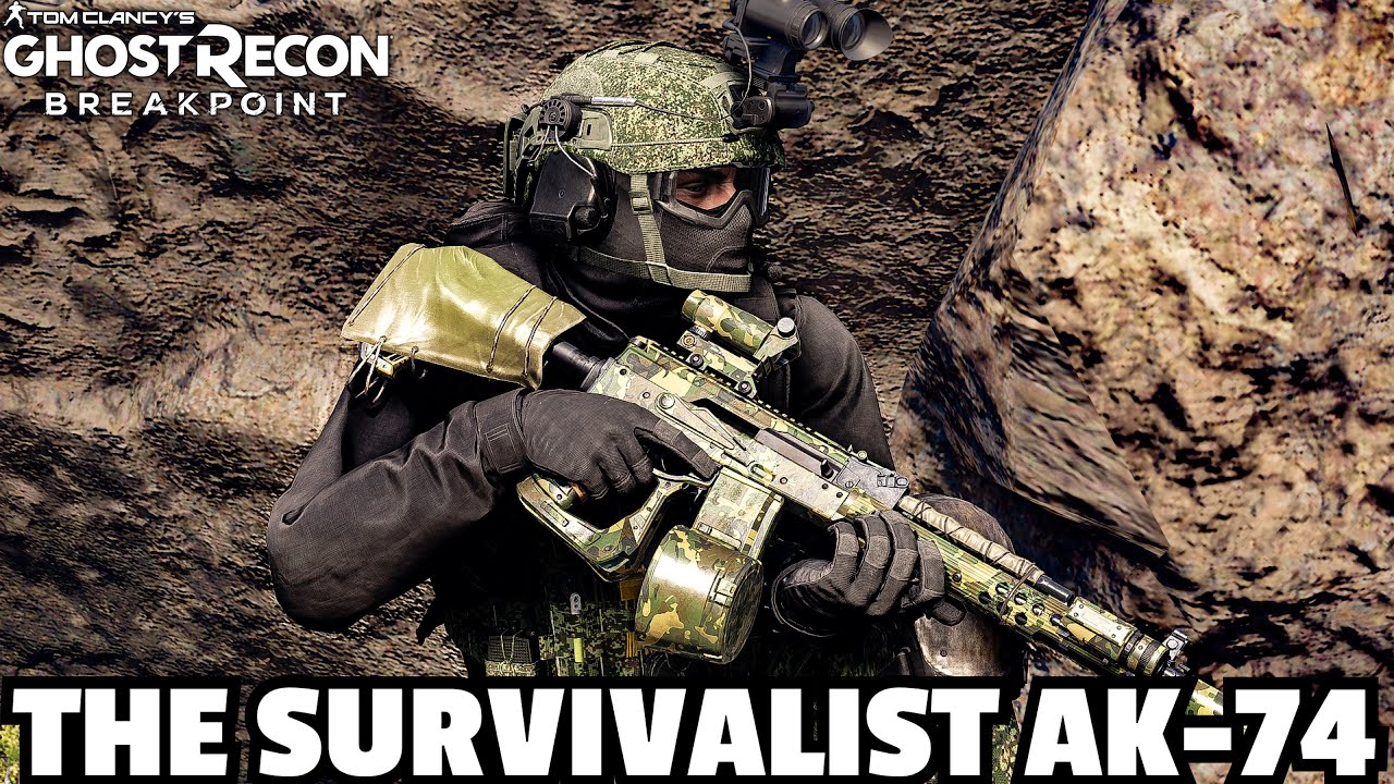 GHOST RECON BREAKPOINT - THE SURVIVALIST AK-74 BASE CLEAR