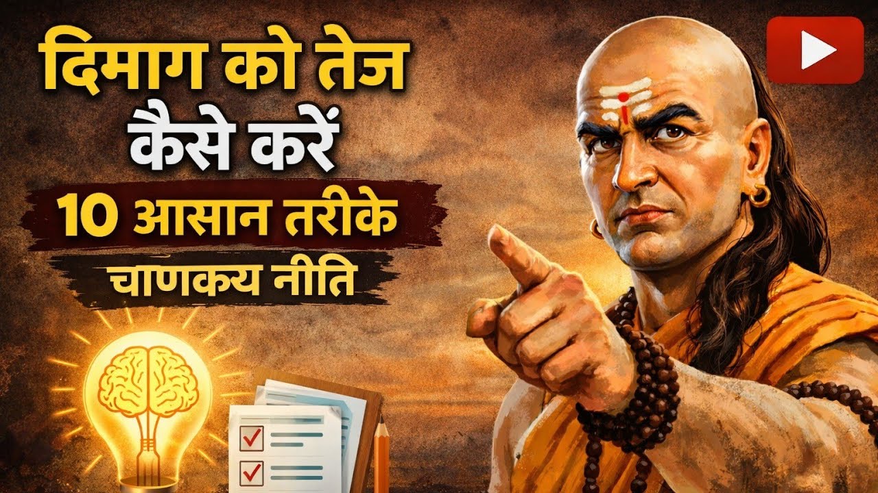 दिमाग को तेज कैसे करें? | Chanakya Niti के 10 आसान उपाय | Brain Power Increase | Fill Inspire