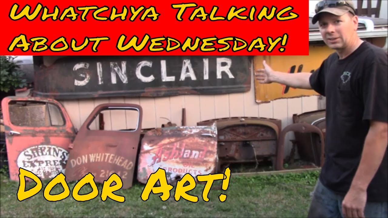 Vintage Truck Painted Logos:  Whatchya Talkin About Wednesday