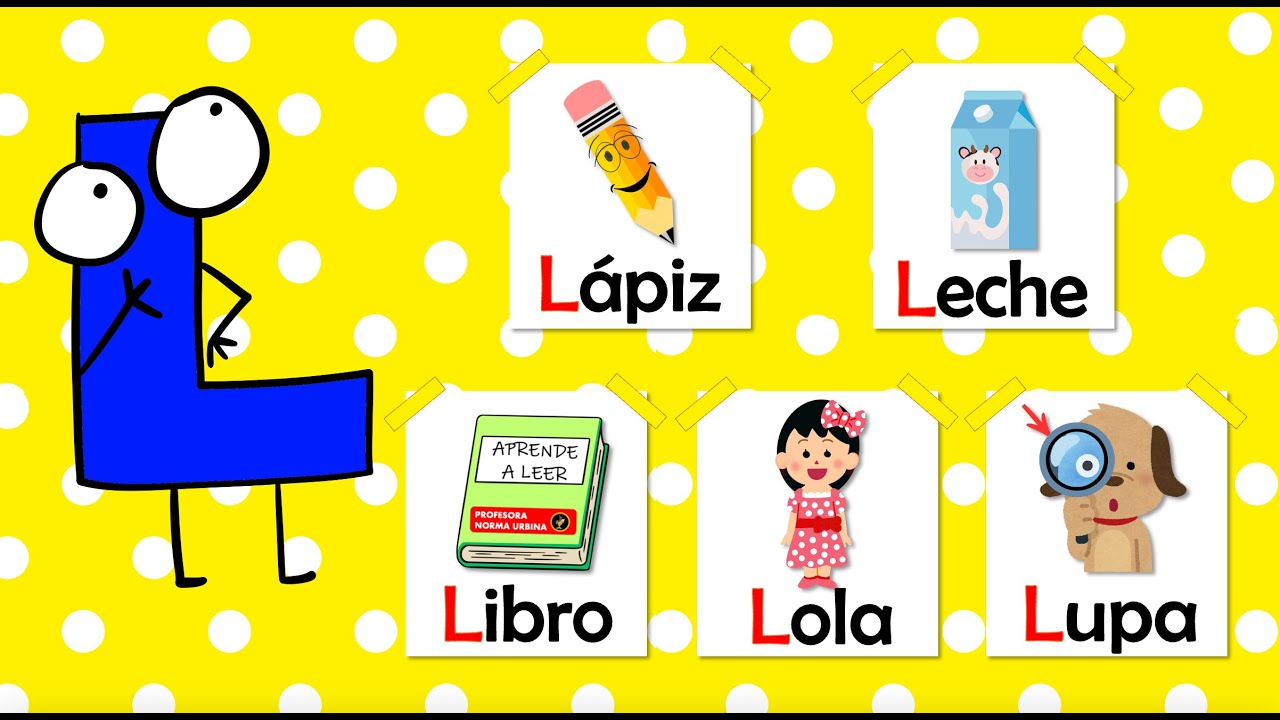 LETRA L FÁCIL 🌀 APRENDE A LEER RÁPIDO SÍLABAS Y PALABRAS CON L / VIDEOS EDUCATIVOS PARA NIÑOS.
