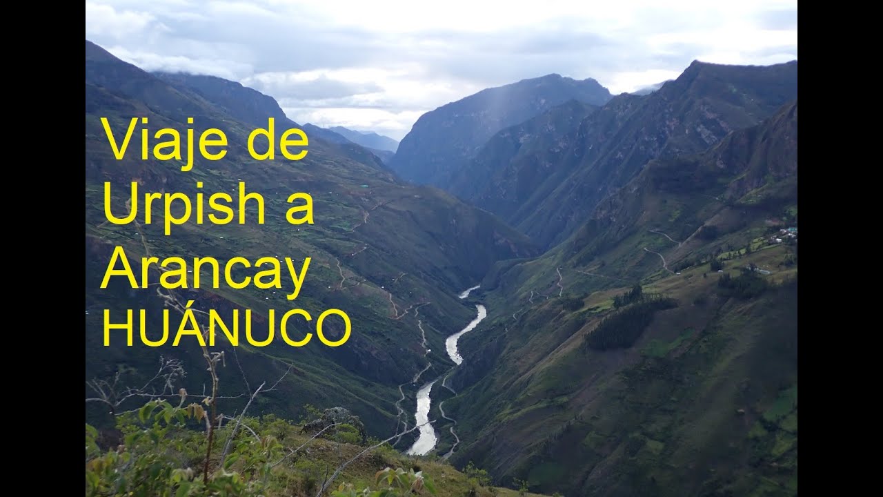 Ruta de Jircán a Arancay. Alto Marañón, Huánuco