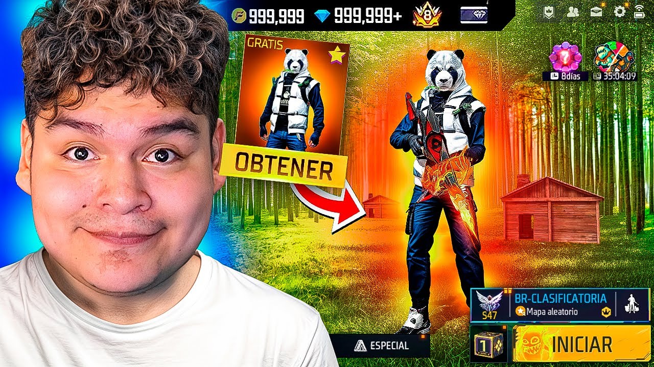 ESTRENANDO EL NUEVO SET PANDA de Free Fire