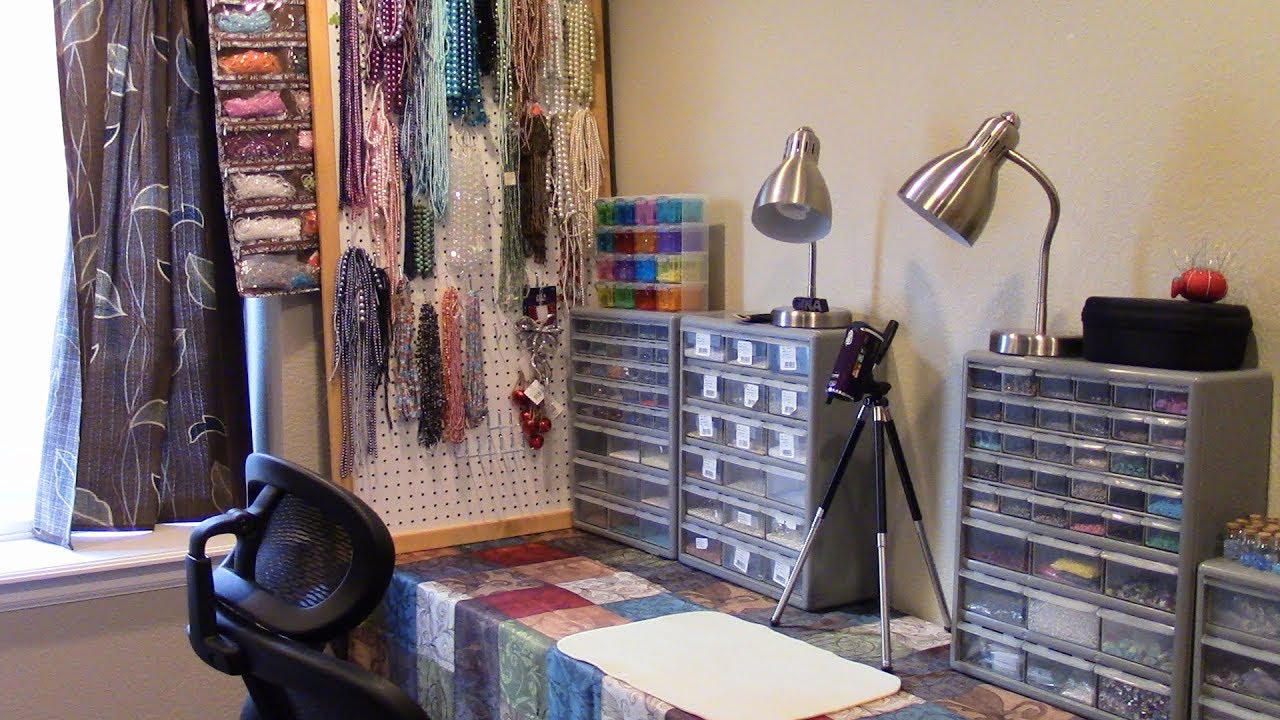 Bead Room Disaster bead organization