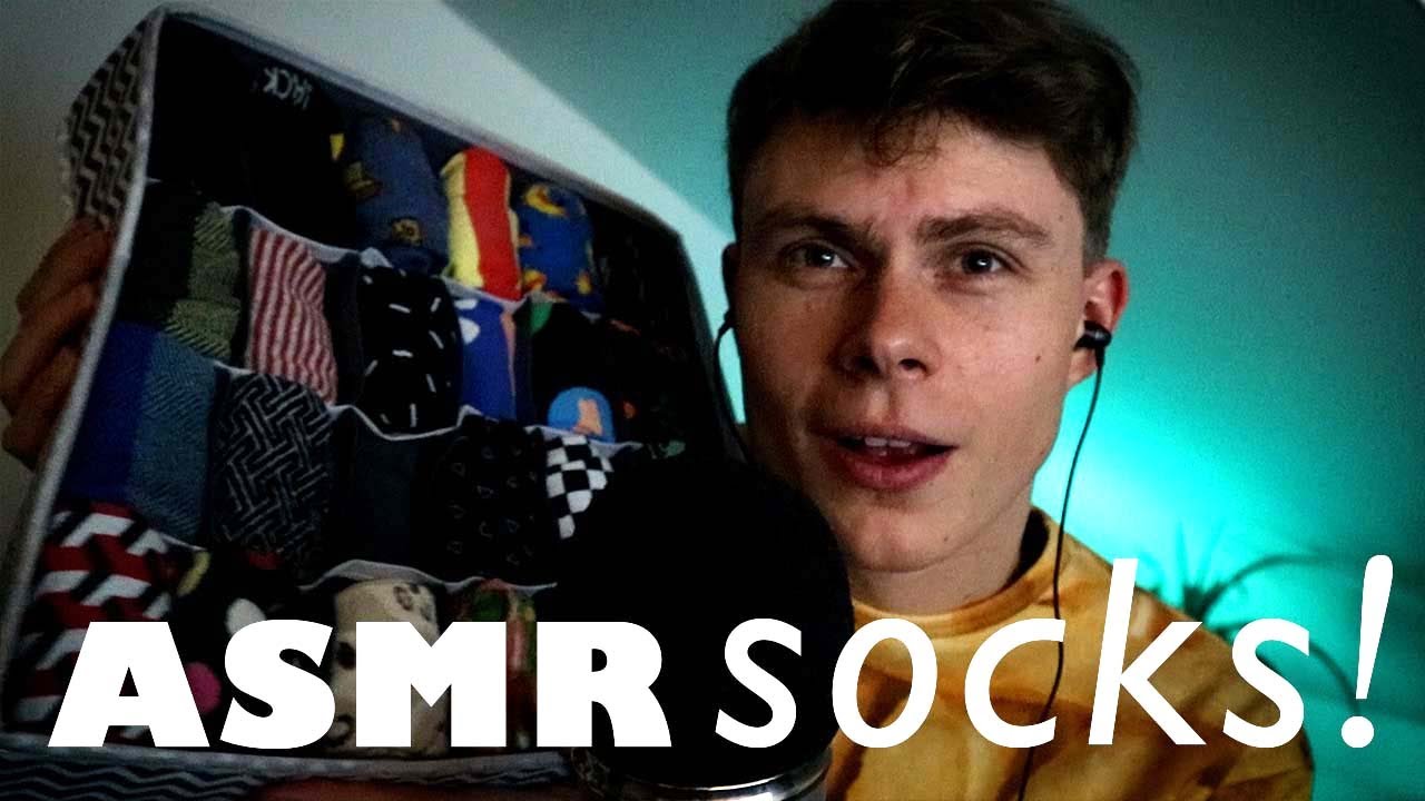 ASMR – Показываю вам свои носки! – Мужской шепот и звуки ткани