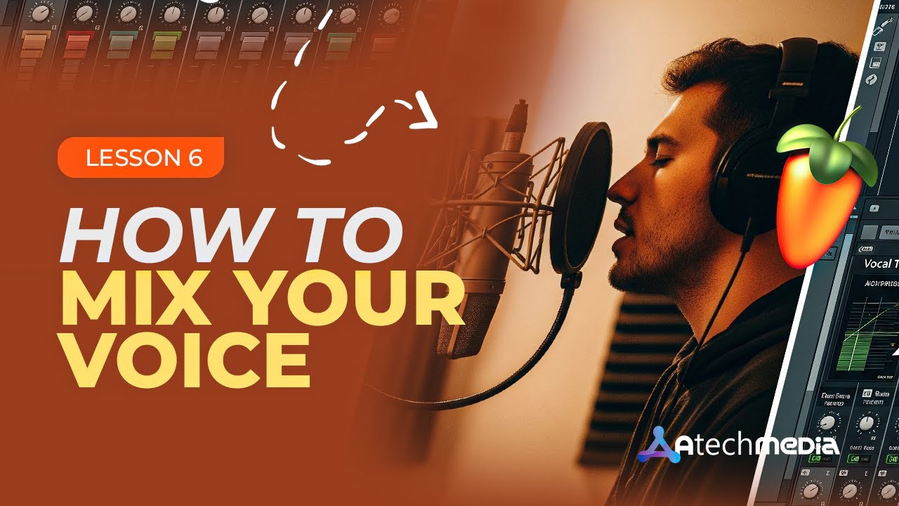 HOW TO MIX YOUR VOICE / MUSIC PRODUCTION TRAINNG LESSON 6