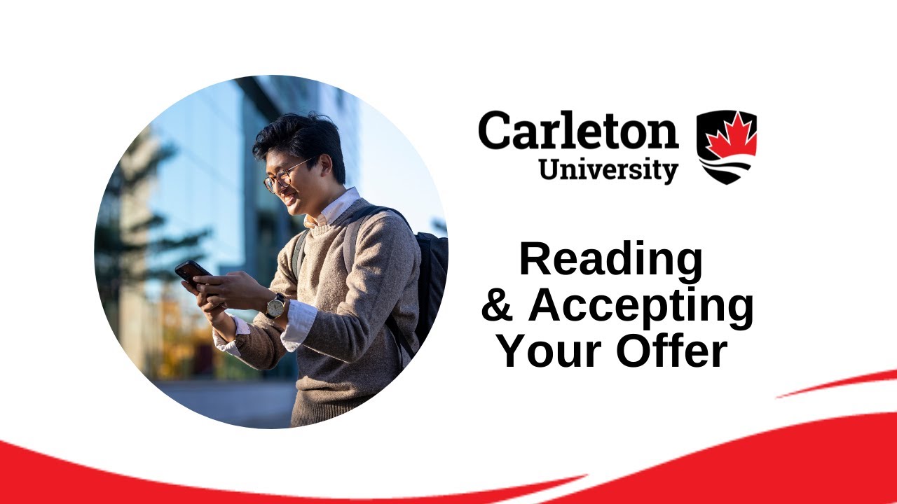 Reading and Accepting Your Offer - for International Students (Undergraduate)