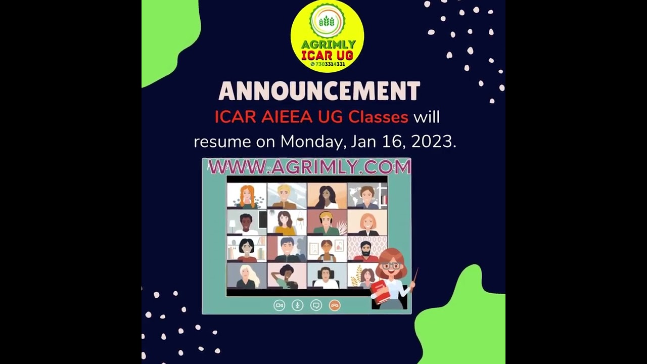 ICAR AIEEA UG Preparation l Crash Course  | Directly from Team of ICAR-IARI Scientists and Experts