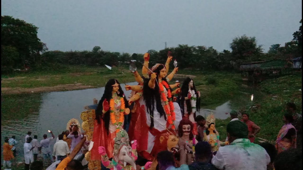 Basonti Puja Visarjan at Jorhat Town . Part 2 .