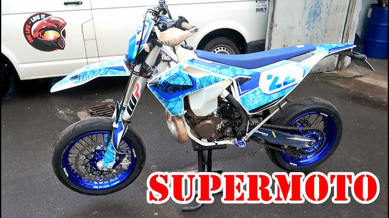 2-Takt Supermoto UMBAU | Husqvarna TE 300i