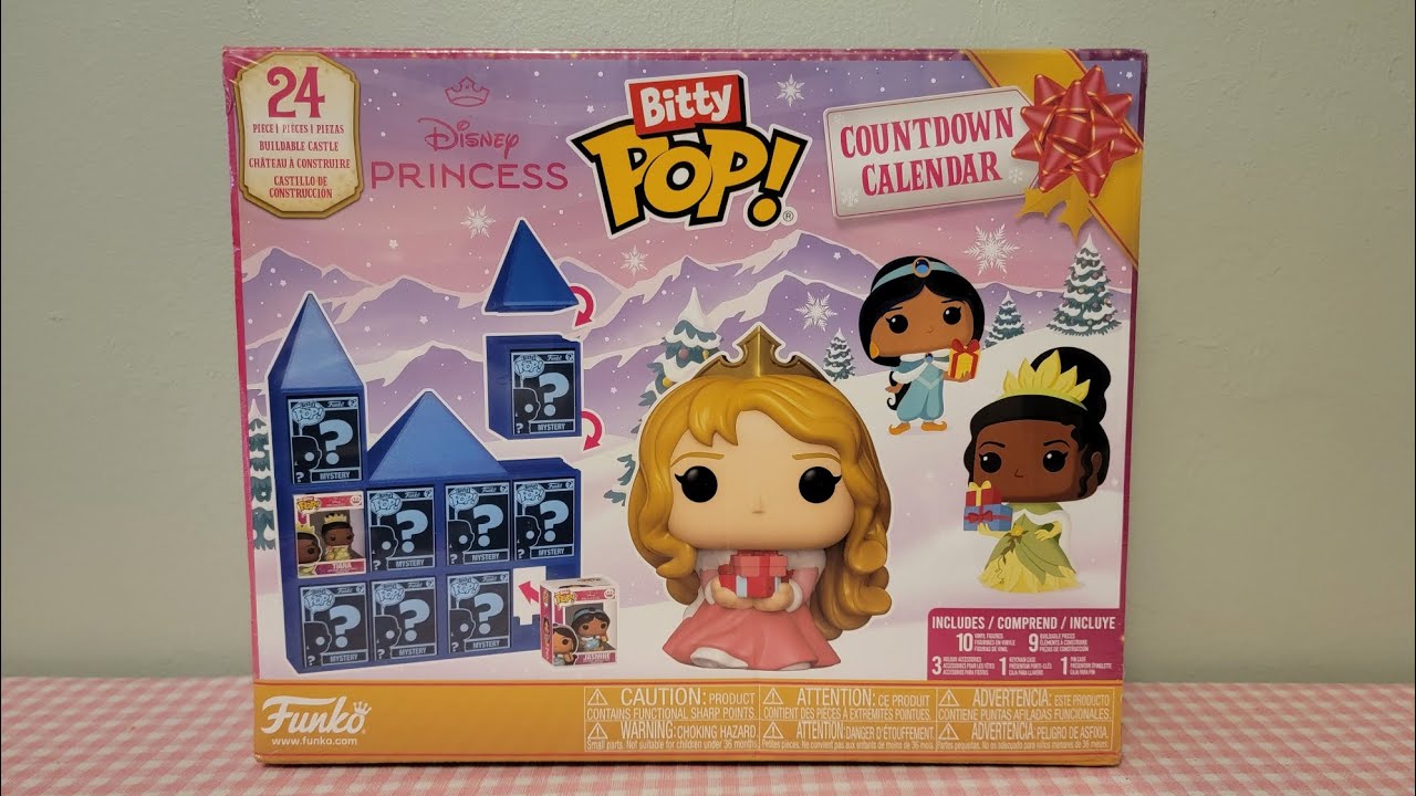 Обратный отсчет до Рождества, адвент-календарь - Funko Disney Princess Bitty Pop!