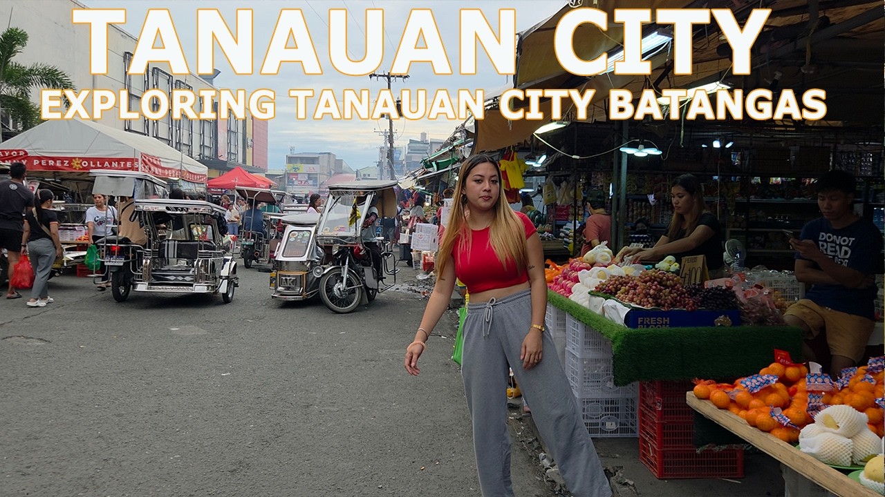 TANAUAN CITY BATANGAS [4K HDR] WALKING TOUR EXPERIENCE