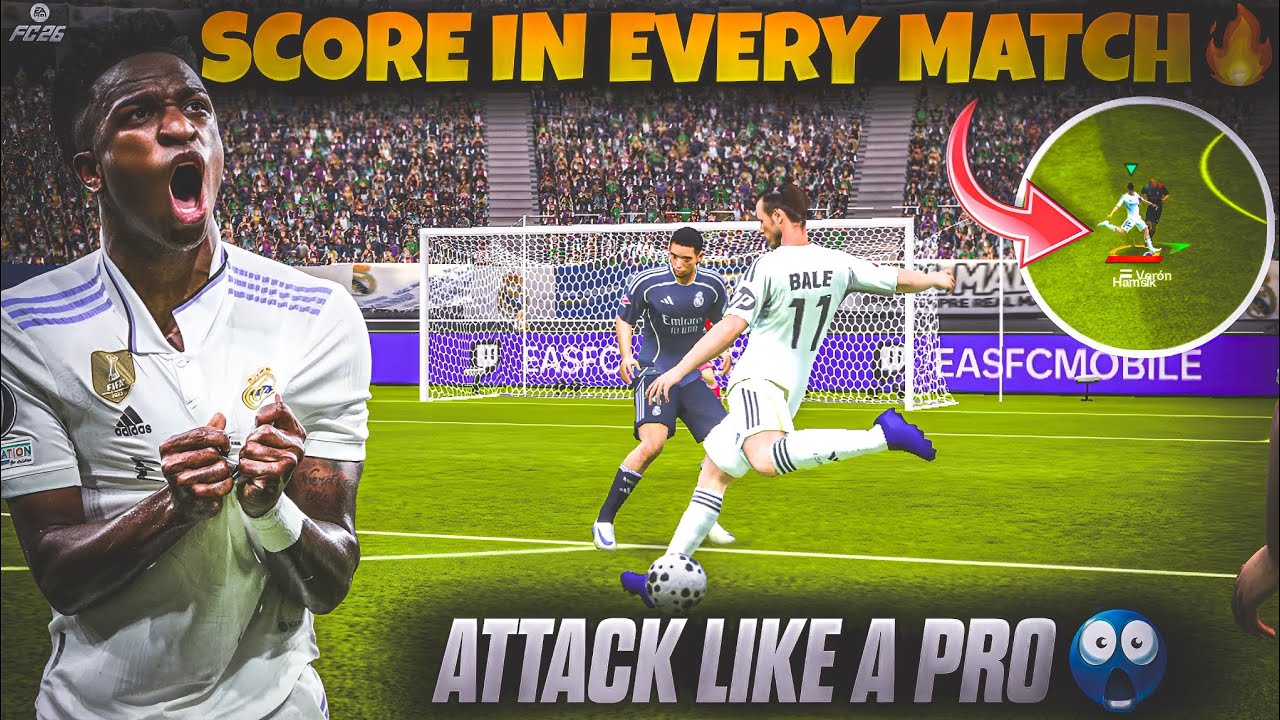 Прекратите проигрывать в FC Mobile! Освойте эти 4 атакующих навыка и забивайте голы в каждом матч...