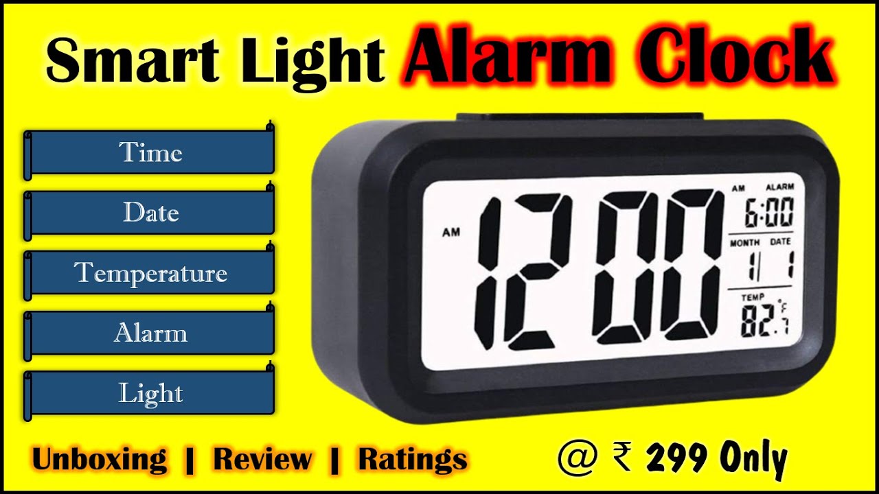 Unboxing - Alarm Clock | Smart Digital Alarm Clock | Table Clock | Desk Clock | Cheap Alarm Clock