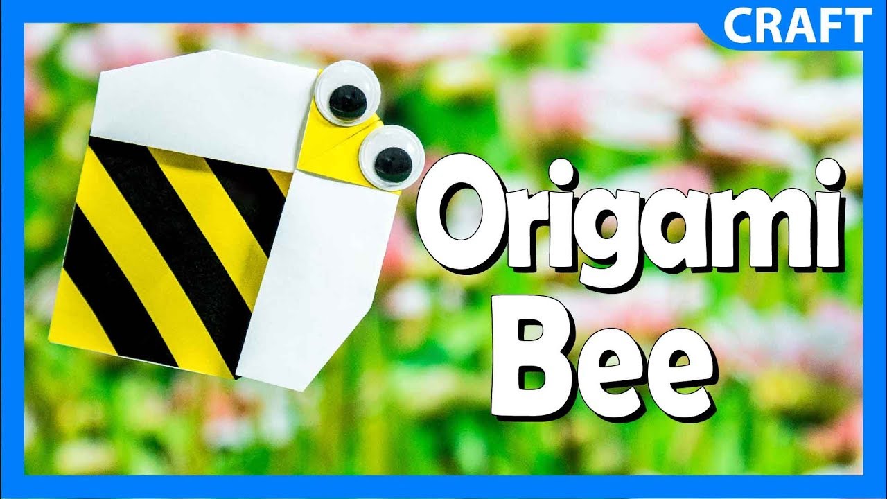 Origami Bee | Cute Paper Craft | DIY Tutorial | Summertime Craft