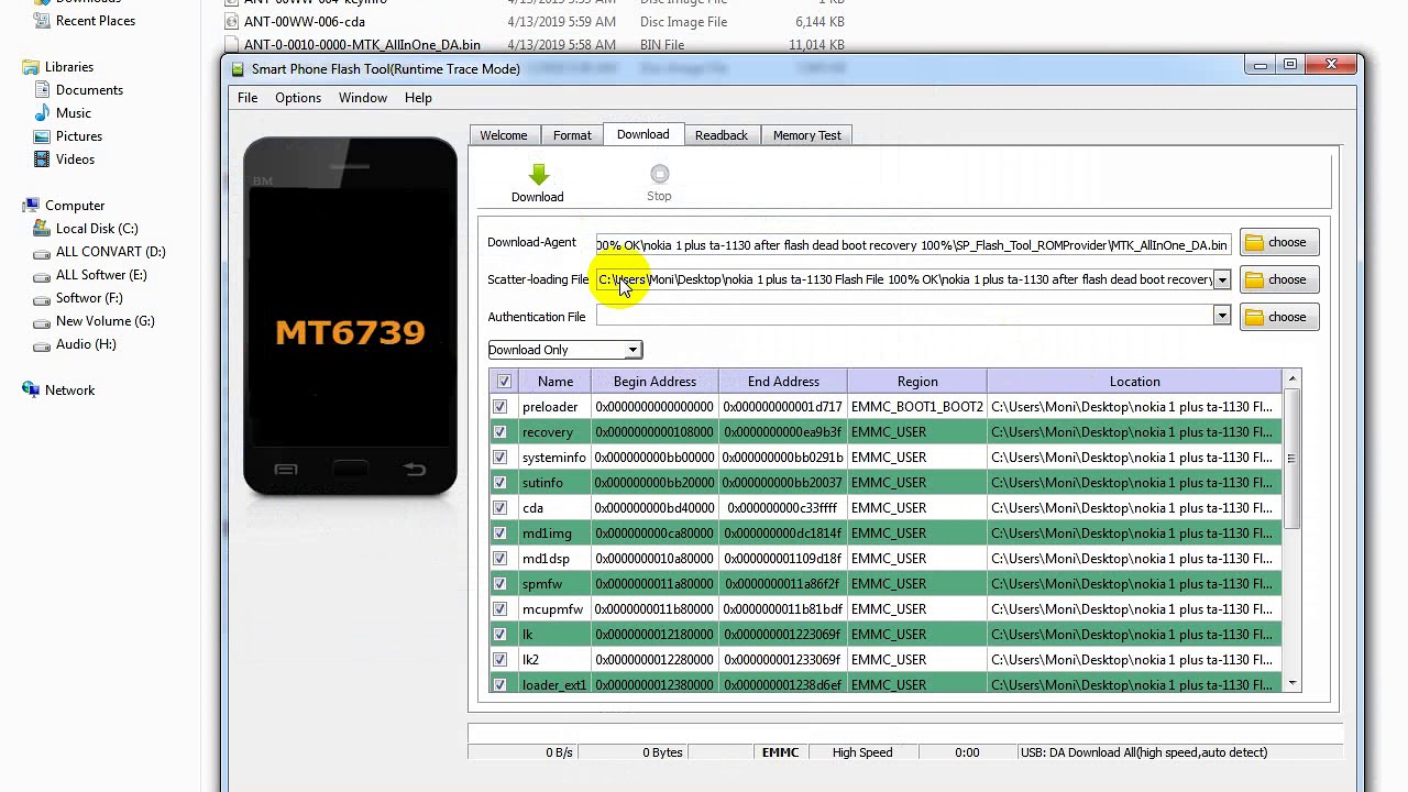 How To Flash Nokia 1Plus TA 1130 With Sp Flash Tool