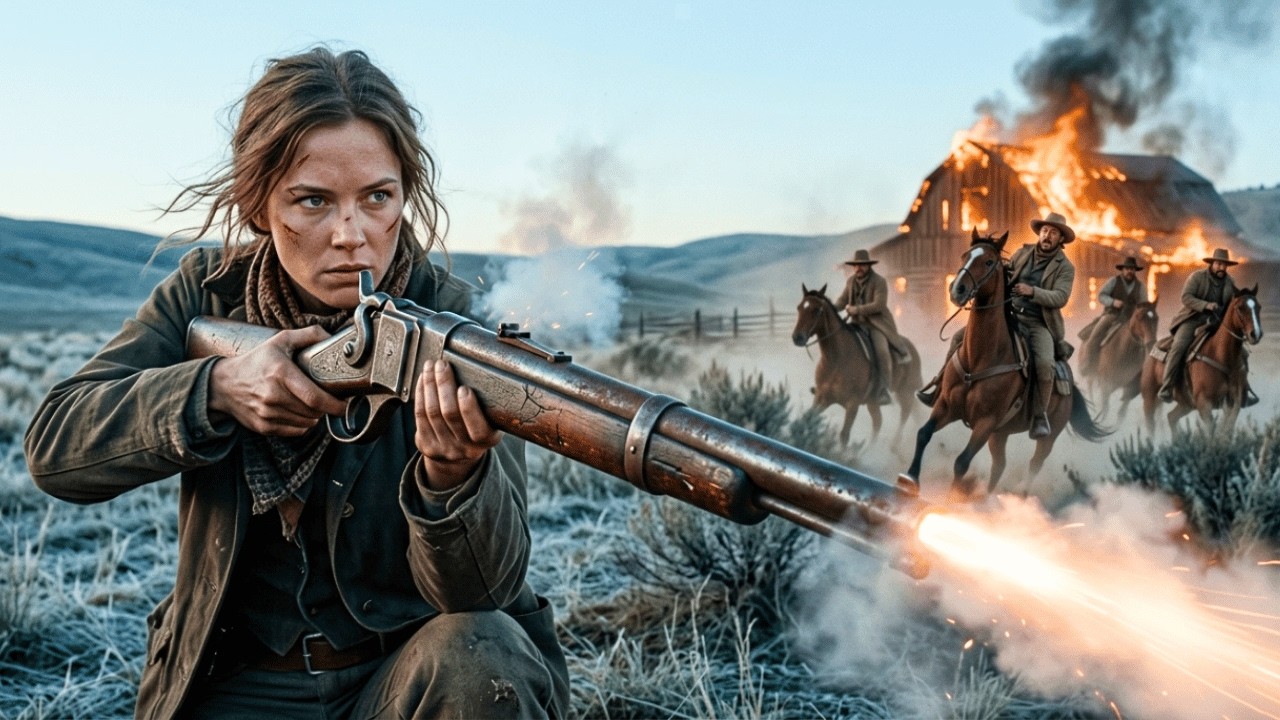 They Torched a Widow&rsquo;s Barn at Night&hellip; At First Light, Her Buffalo Rifle Spoke
