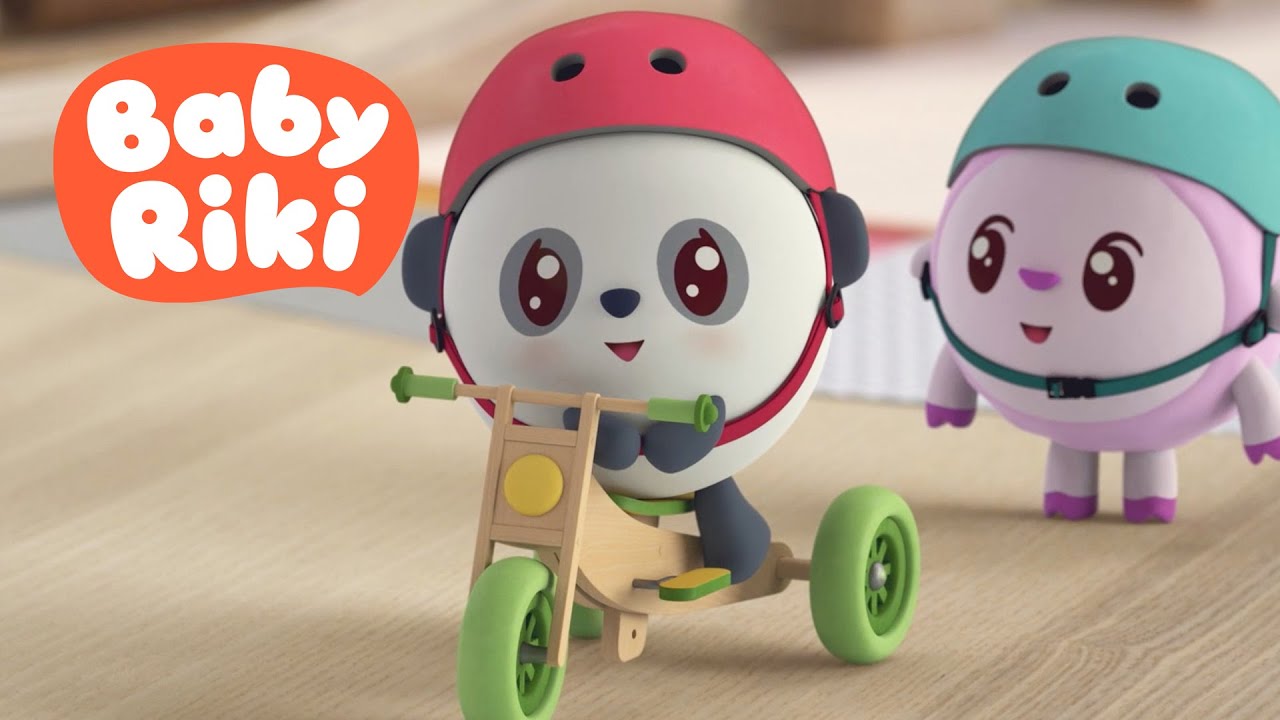 BabyRiki RO - Milu învață să meargă cu bicicleta | Desene animate dublate în română pentru copii