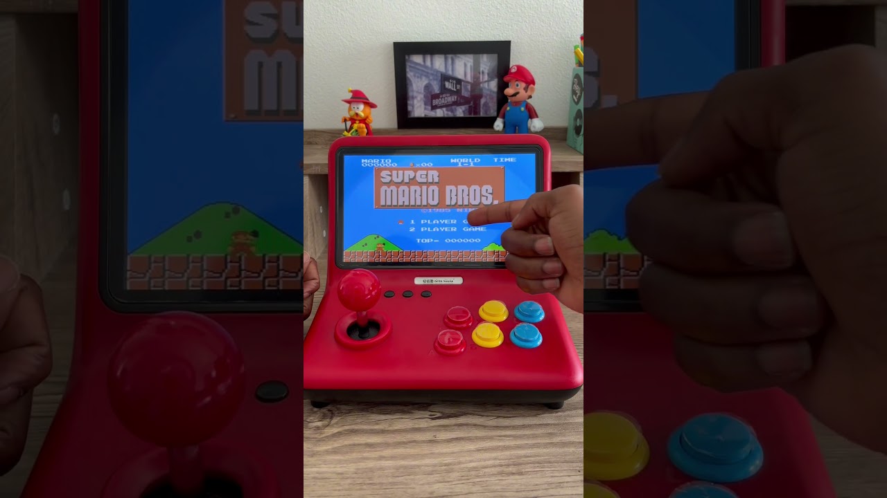 Mini-Arcade machine with 5000 games   #arcade #nostalgia #couple #gift #relationship #streetfighter