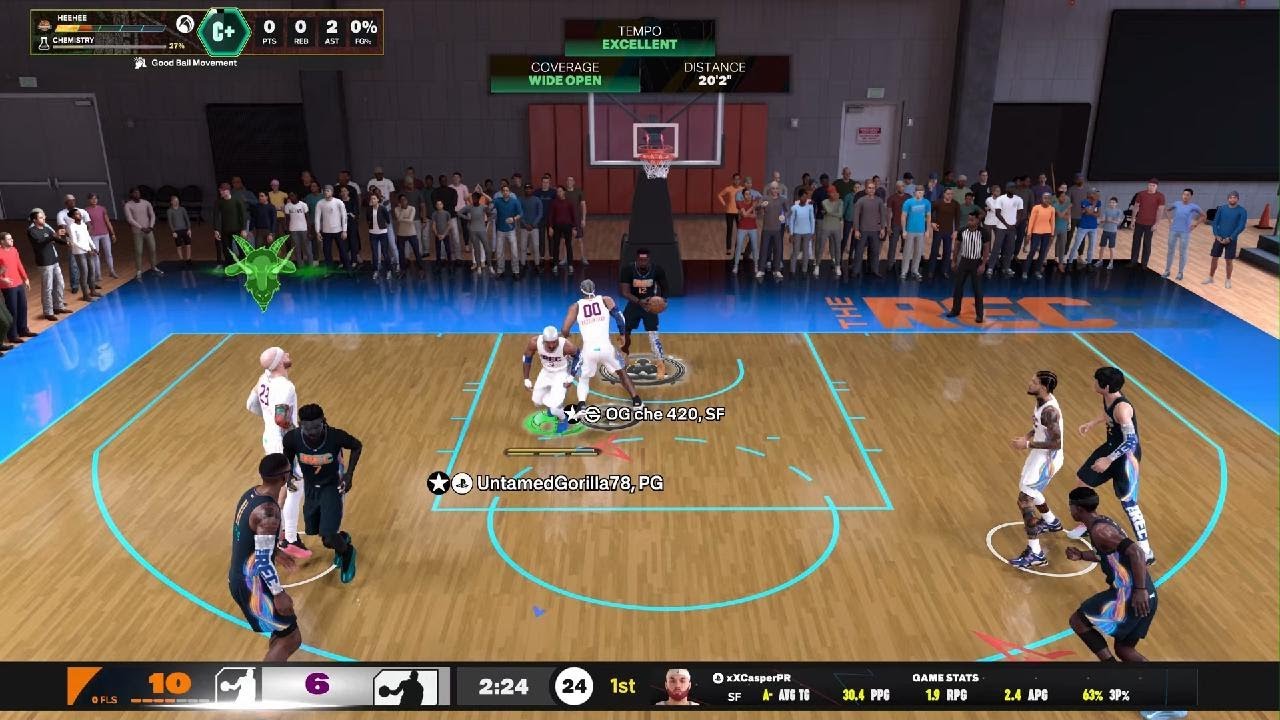 NBA 2K26: 8 PTS 5 REB 6 AST