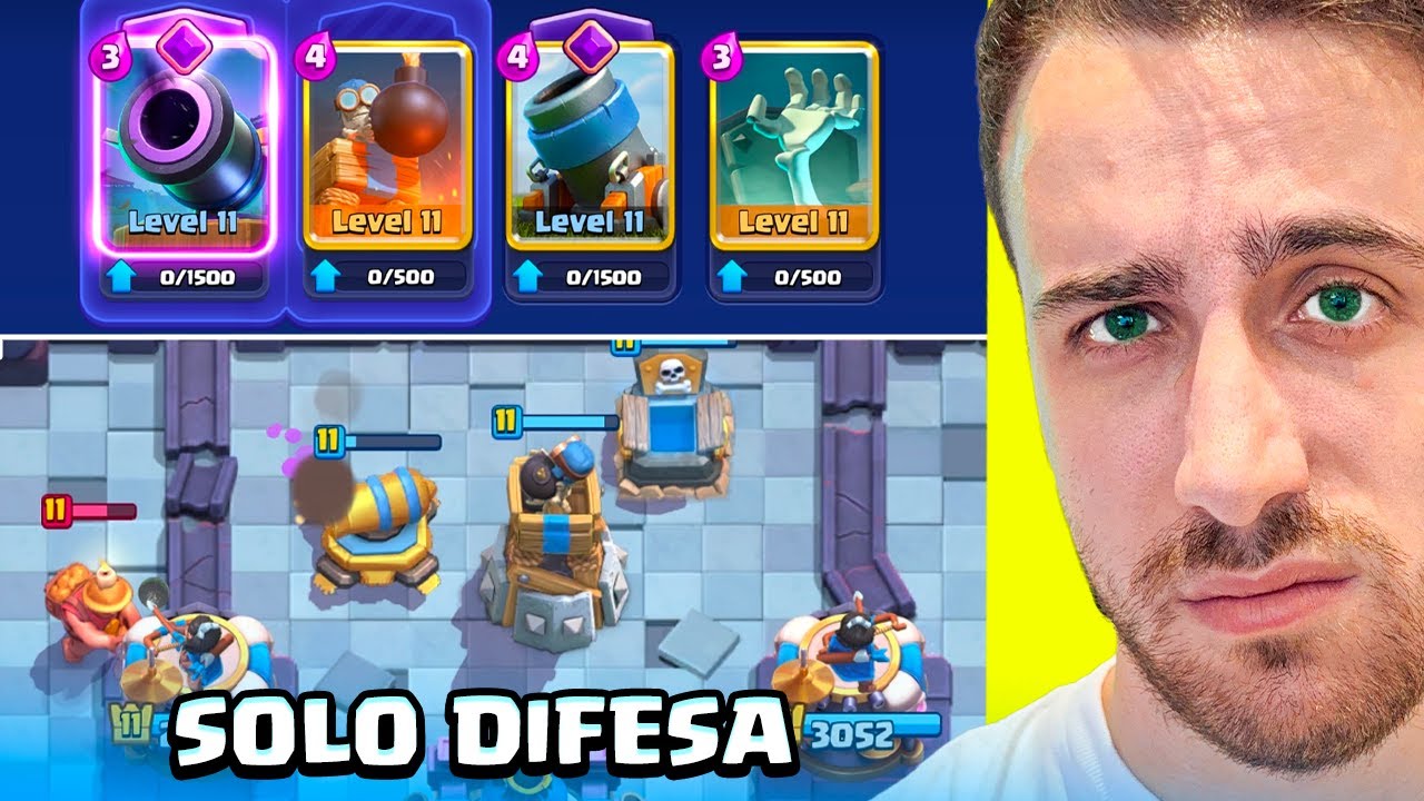 Posso SOLO DIFENDERMI e VINCO! *Deck Assurdo* Clash Royale ITA