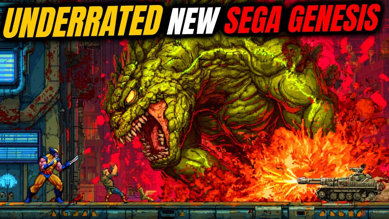 12 Underrated but INSANELY Good Sega Genesis Homebrew Games You Need to Play!