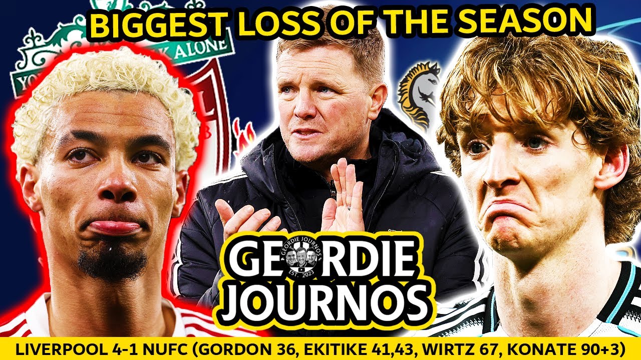 We simply CAN'T AGREE with this reaction to NUFC's 4-1 loss at Liverpool