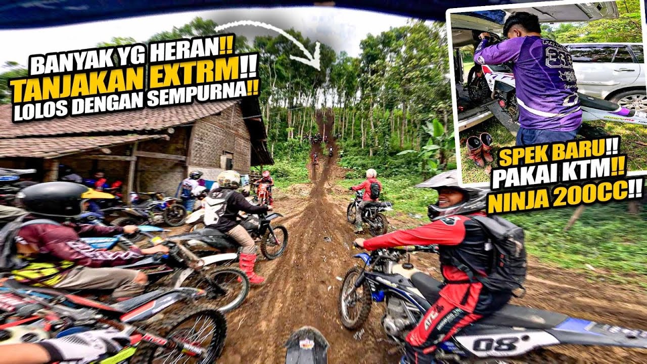 KTM Ninjaku Makin Nyengit !! Tanjakan Extrm Dilibas Dngan Mudah !! (Turen #1)