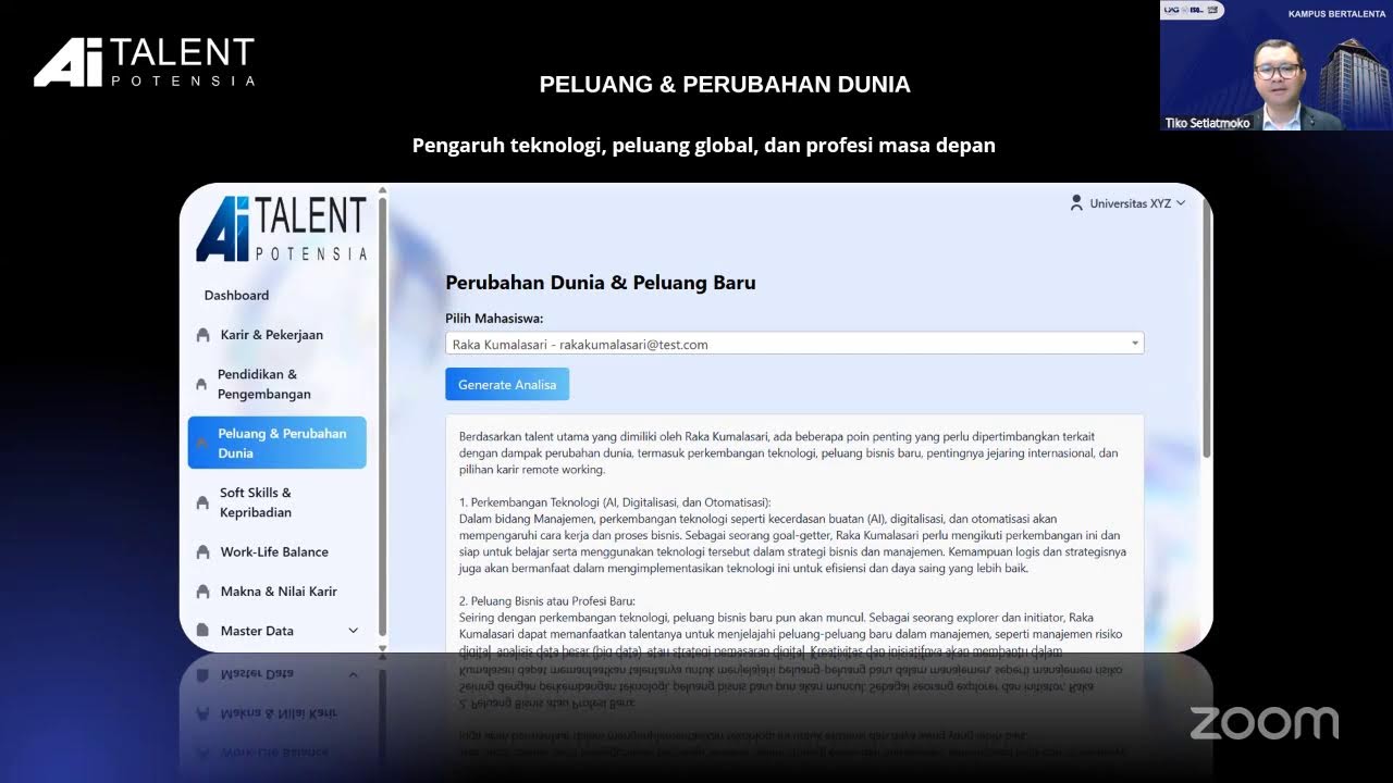 ESQ Talk in Kampus Bertalenta: Dari Bangku Kuliah ke Dunia Kerja: Menutup GAP Talenta dengan AITP