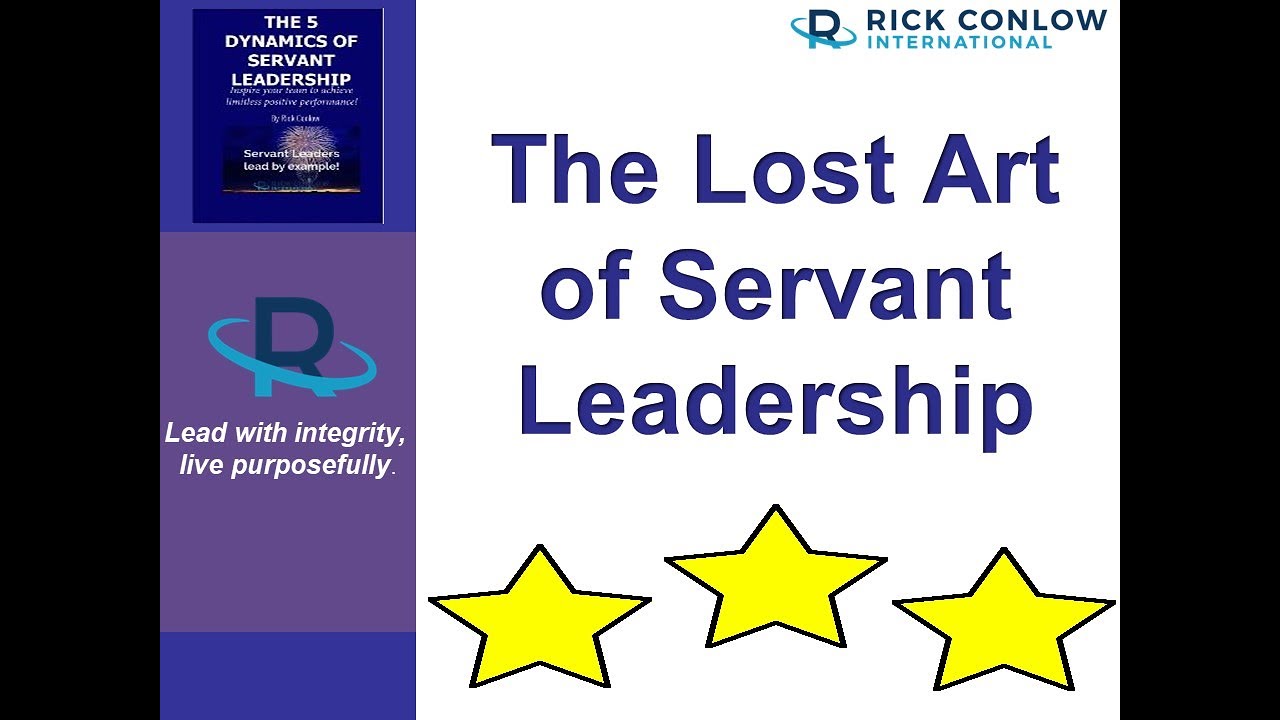 The Lost Art of Servant Leadership