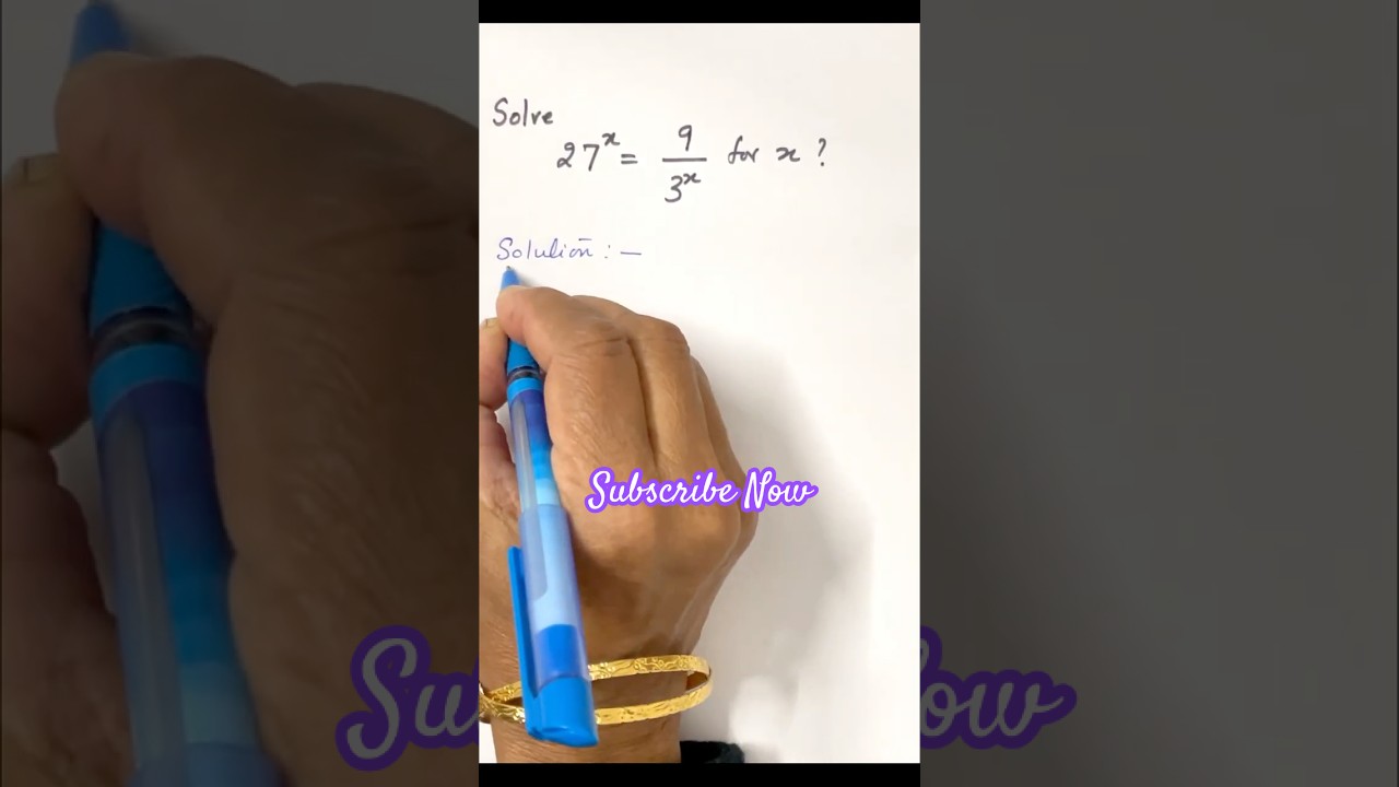 Simple Maths : Exponents