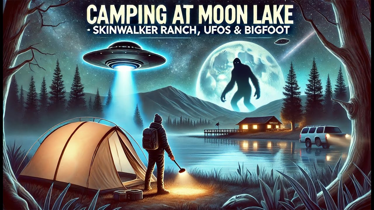 Camping at Moon Lake Near Skinwalker Ranch: Exploring UFOs, Bigfoot, & Metal Detecting!