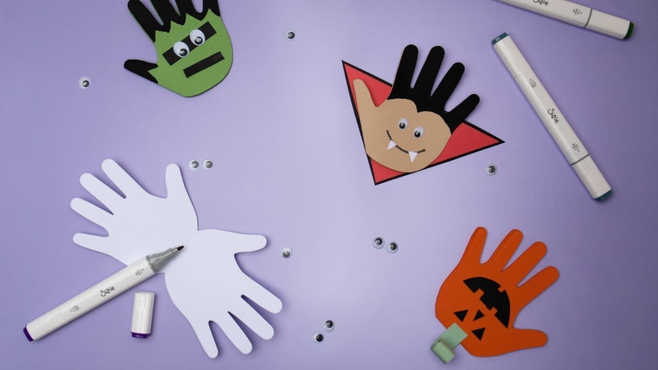 Halloween Hand Cards - Ellison Education