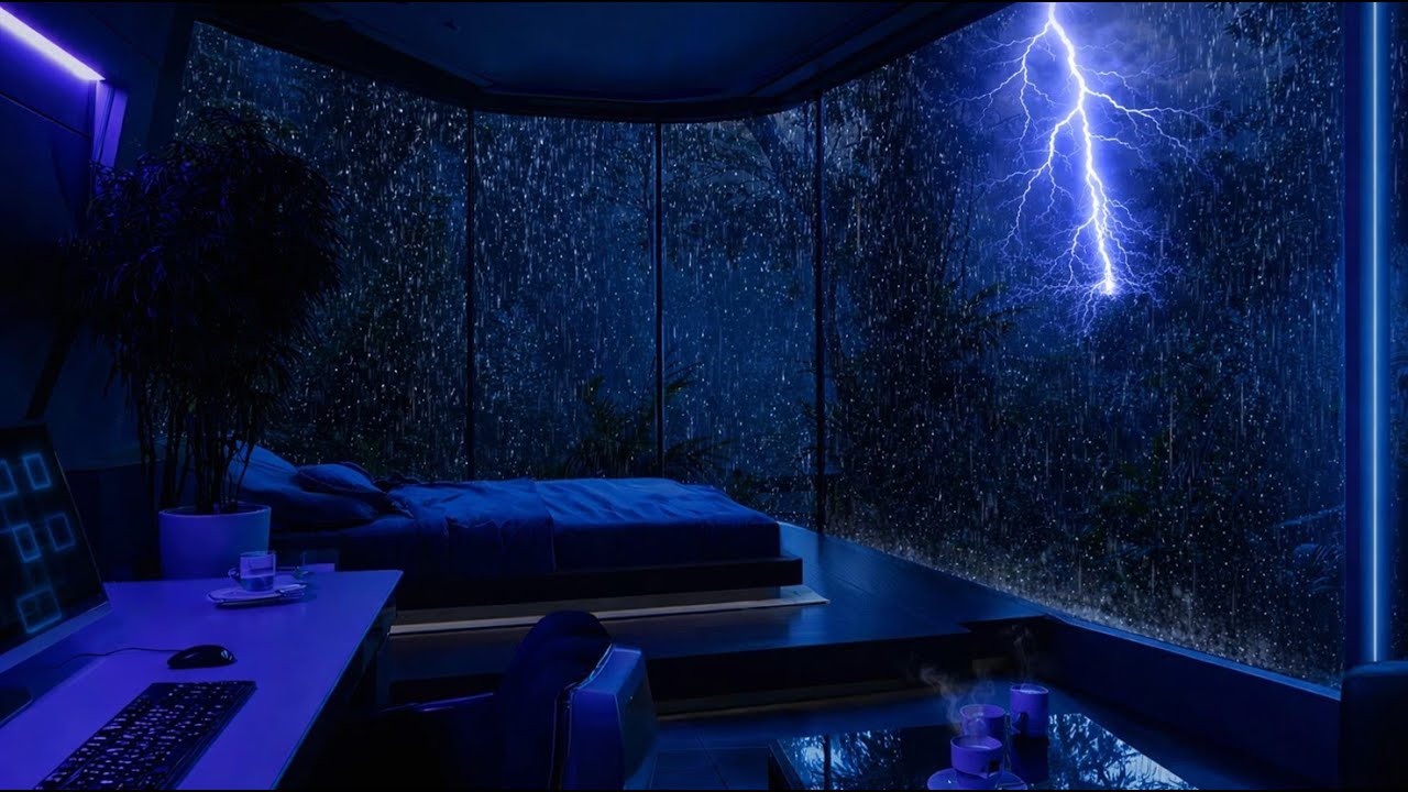 Insomnia Ends Tonight with This Realistic Rain and Thunderstorm