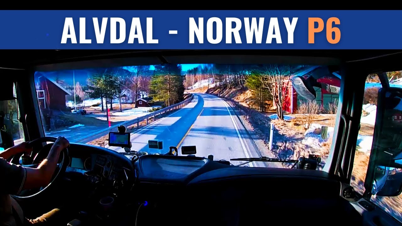 POV Truck Driving - Alvdal, Norway - Part 6 | CV Driving