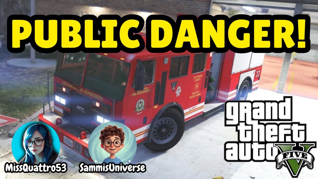 Saving Lives While Running Everyone Over | GTA V Firefighter Missions