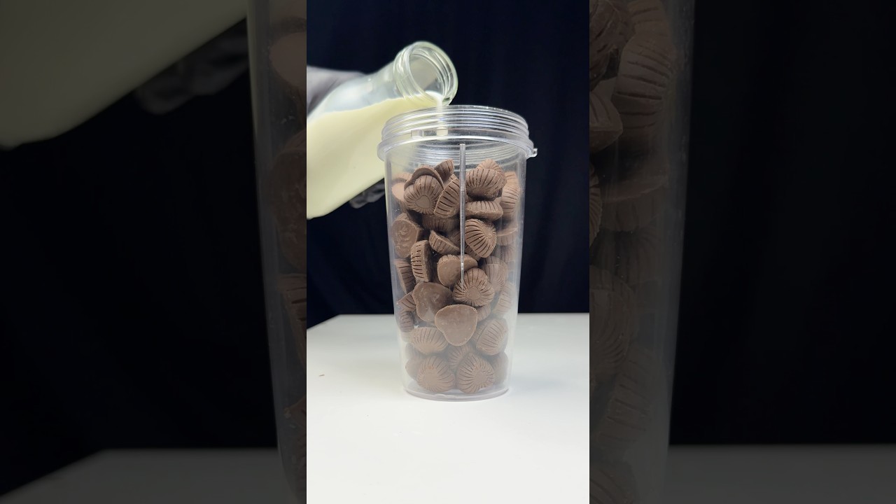 ₹1 Dark Chocolate Shake 🍫 #shorts