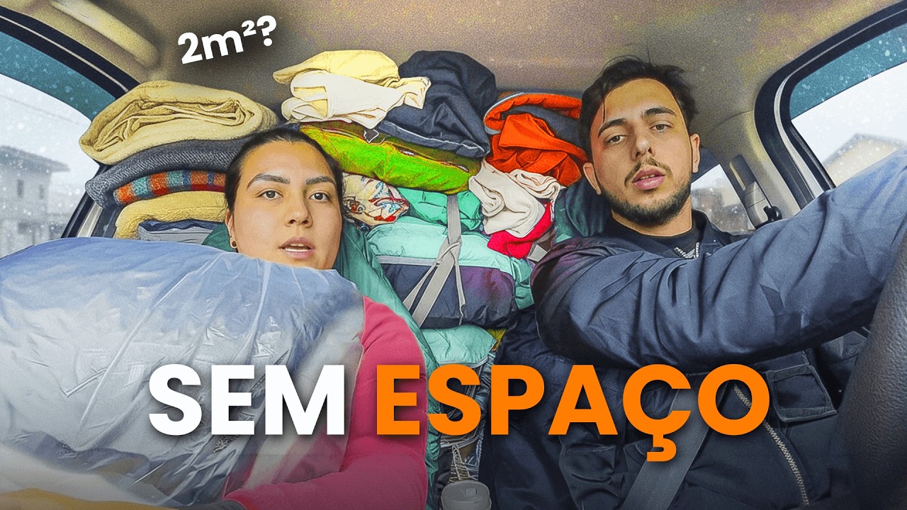 A barraca QUEBROU e estamos vivendo ASSIM (25 dias no carro)