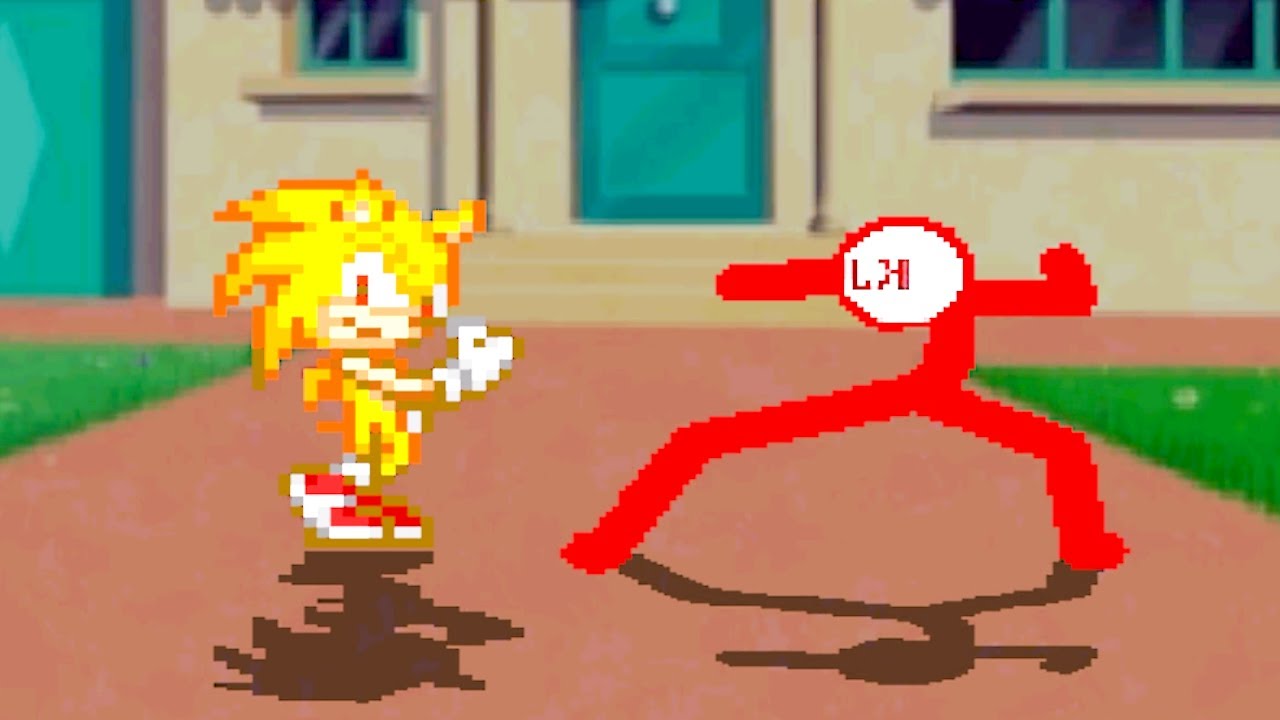 TEAM  SONIC GOLD   &   KJ   BATTLES  WITH  MUGENS  IN  SURVIVAL MODE