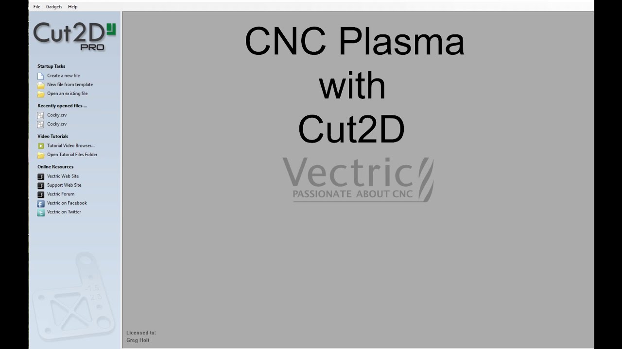 Xmas plasma project using Vectric Cut2D