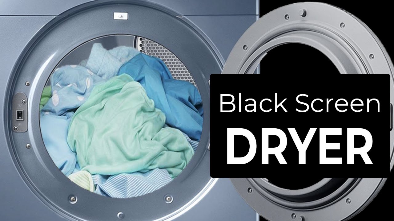 Clothes Dryer White Noise for Sleeping, Tumble Dryer Sleep Sound, Black Screen 10 Hours